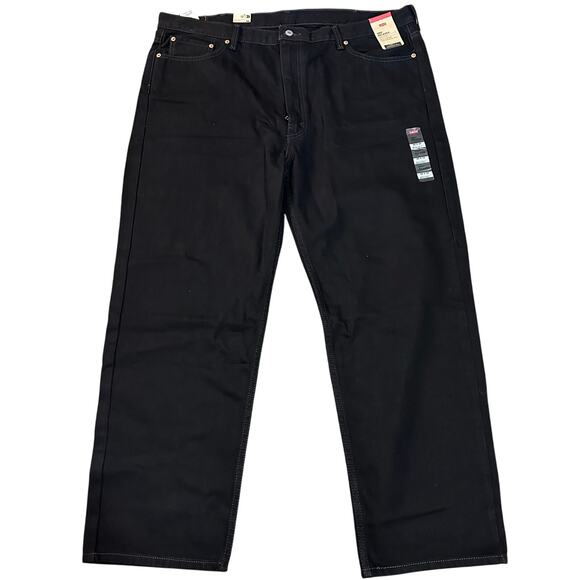 LEVI'S Men's 550 Relaxed Fit Jeans (Big & Tall) Size 46X32 In Black - Picture 4 of 16